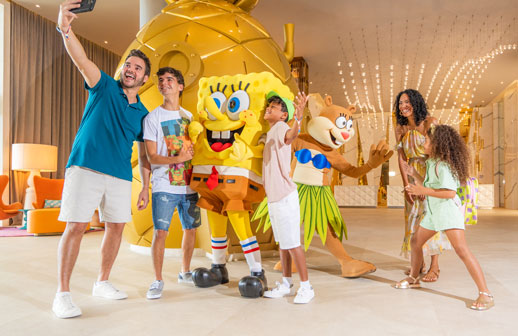 Vacaciones al estilo Bob Esponja en los resorts de Nickelodeon