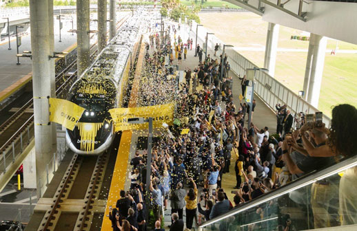 Brightline crecerá de 16 a 30 trenes entre Orlando y Miami