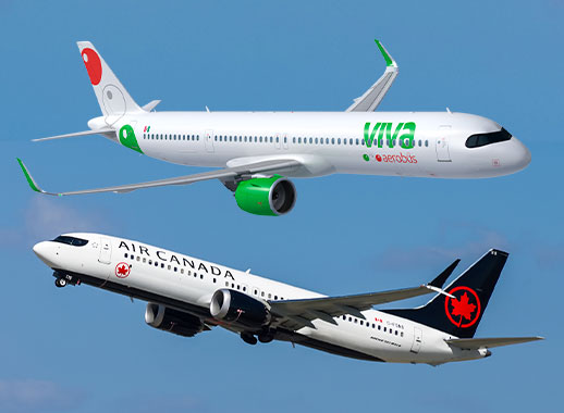 Viva Aerobus y Air Canada anuncian nueva alianza