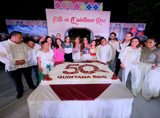 Quintana Roo celebra su 50 aniversario como Estado Mexicano