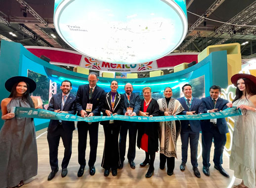 Titular de Sectur inaugura el Pabellón México en WTM