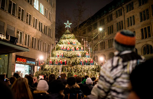 Magia de Navidad en medio de los Alpes