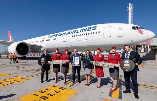 Turkish Airlines reafirma su Guinness en este 2024