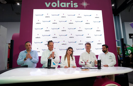 Volaris y TagAirlines incrementarán conectividad con código compartido