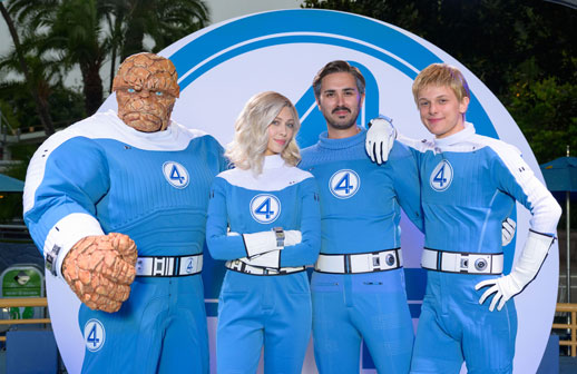 Los Cuatro Fantásticos llegan a Disneyland Resort