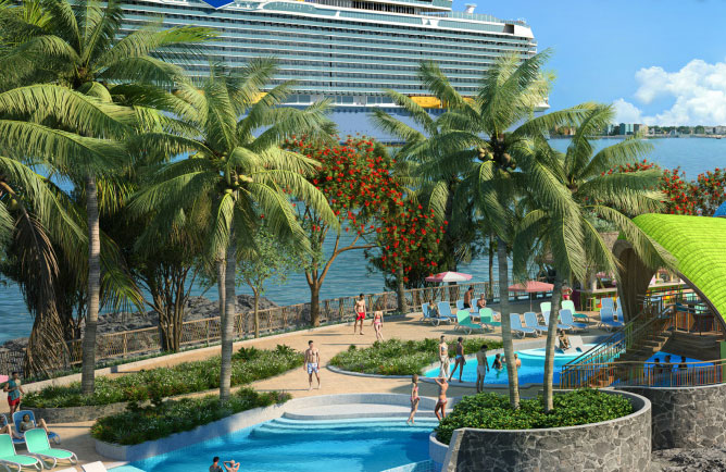 Royal Caribbean ya acepta reservas para su primer Beach Club
