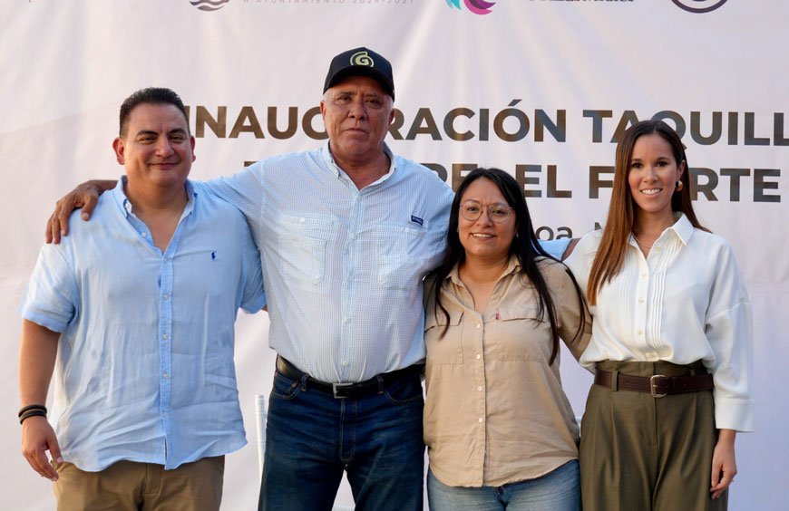 El Fuerte inaugura taquilla del Tren Chepe Express