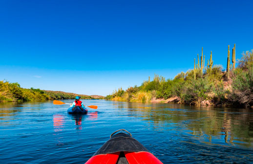 Los colores de la próxima estación tiñen el estado del Gran Cañón