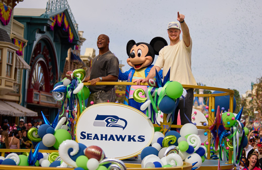 Disneyland celebra la gloria del Super Bowl con los Seahawks