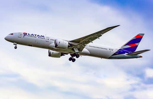 LATAM Airlines alcanza las 4 estrellas Skytrax