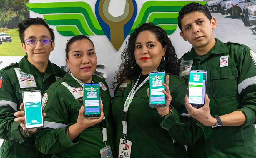 Ángeles Verdes, auxilio al turista desde un dispositivo móvil