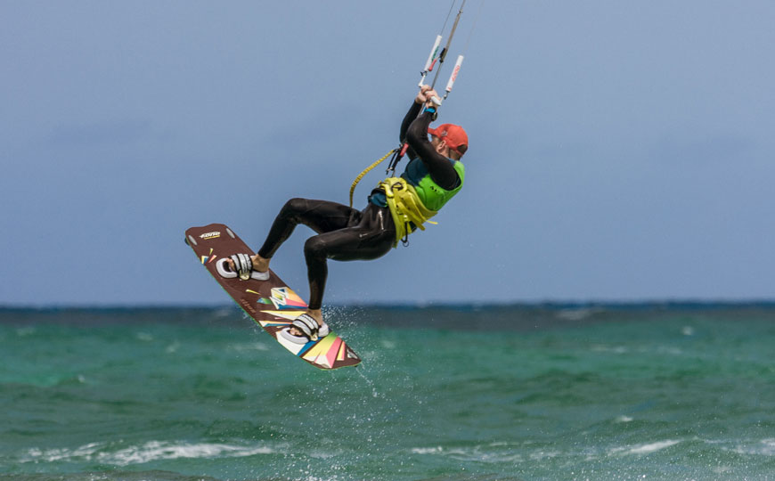 Bucerías se convierte en la capital del kiteboarding