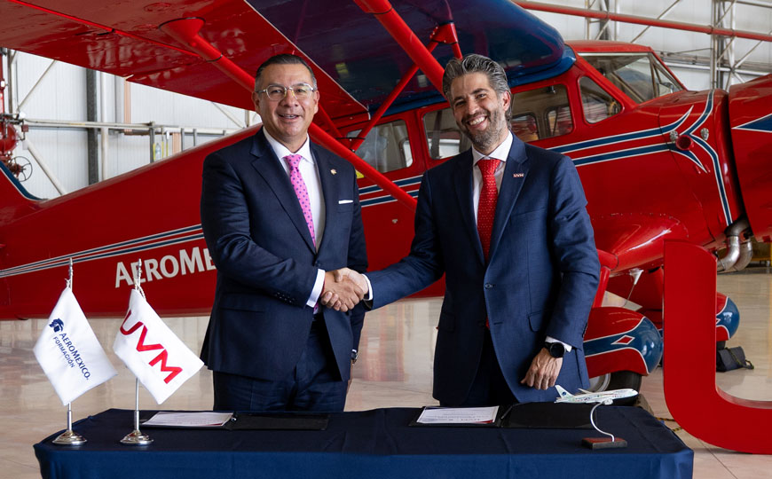 UVM y Aeroméxico lanzan la carrera de Ingeniería Aeronáutica