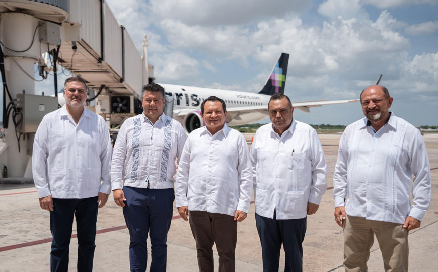 La ruta de Volaris que une Mérida y Tijuana