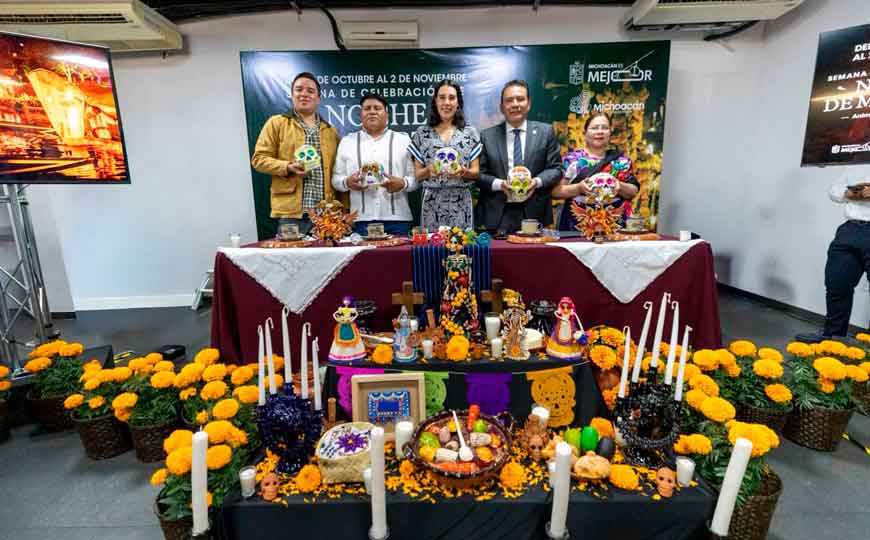 Michoacán prepara más de 700 actividades para la Noche de Muertos