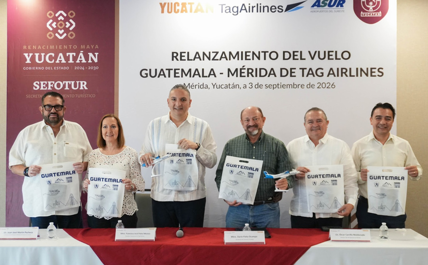 TagAirlines retoma ruta Guatemala-Flores-Mérida