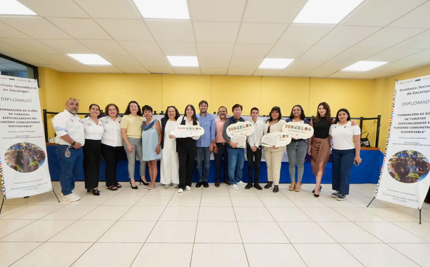 Morelos acredita nuevos guías especializados en turismo comunitario